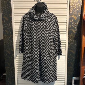 Tyler Boe Black and White Patterned Dress